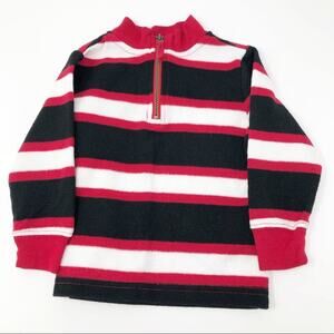 Healthex Boys Striped 1/4 Zip Sweater 18M